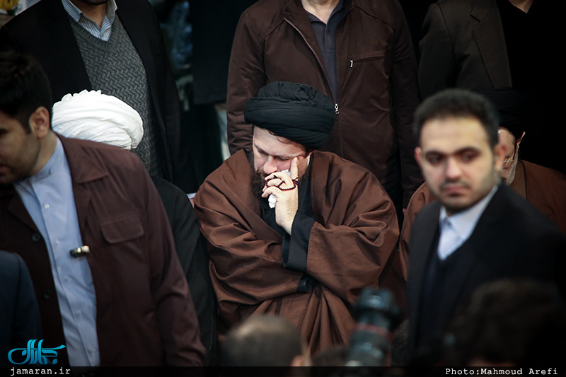 مراسم وداع با پیکر آیت الله هاشمی رفسنجانی(ره) در حسینیه جماران