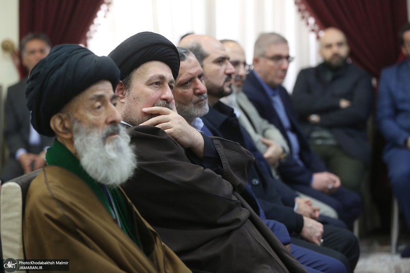 دیدار رئیس، مدیران و کارکنان ستاد اجرایی فرمان امام (ره) با سید حسن خمینی