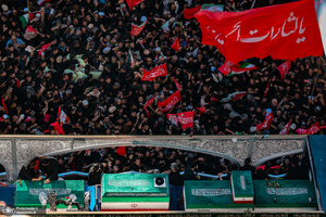 تشییع پیکر مطهر رهبر شهید انقلاب اسلامی در مشهد مقدس