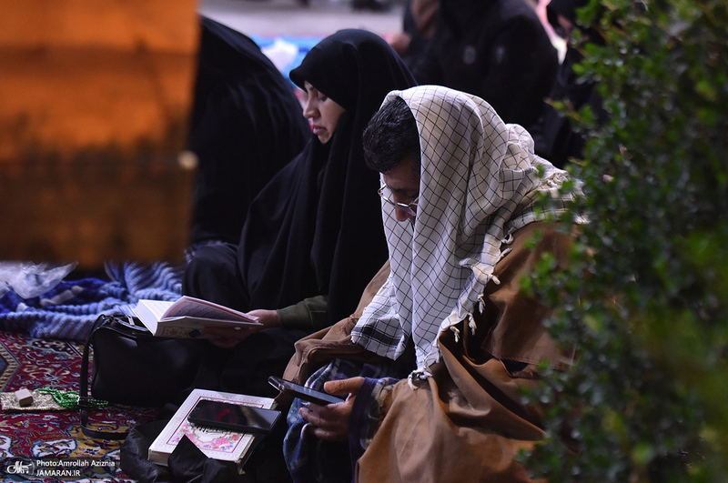 احیای شب بیست و سوم ماه رمضان در گلزار شهدای بهشت زهرا (س)