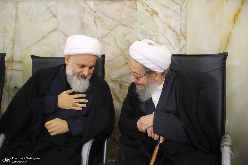 مراسم اولین سالگرد علامه حسن زاده آملی (ره) در حرم حضرت معصومه (س)‎‎