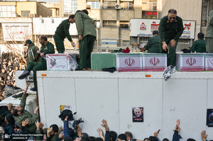  حضور میلیون ها تهرانی در تشییع پیکر مطهر سردار قاسم سلیمانی - 10 