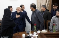 نشست عارف با خبرنگاران (2)