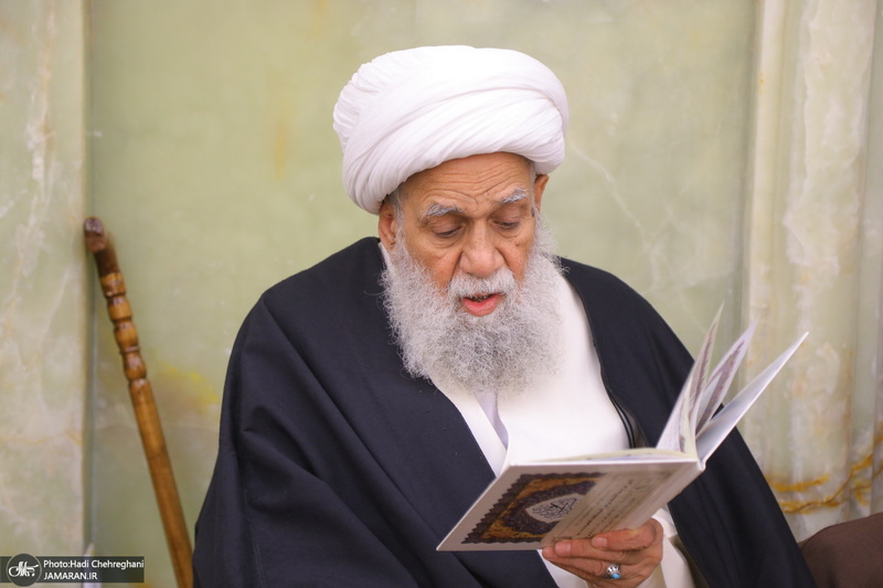 مراسم سومین سالگرد ارتحال آیت الله العظمی علوی گرگانی (ره) در مسجد اعظم قم‎