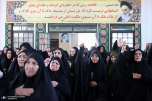 مراسم هفتمین روز شهادت سرلشگر پاسدار شهید مجید خادمی در روستای امیر حاجیلو - فسا