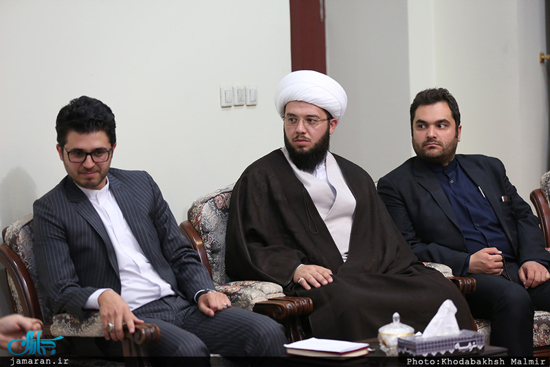 دیدار جمعی از مردم استان مازندران و دانشجویان زنجان با سید حسن خمینی