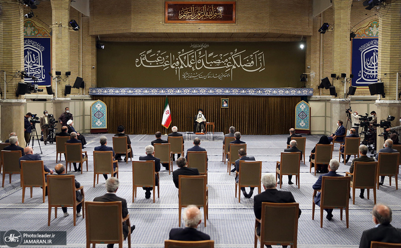 آخرین دیدار رئیس‌جمهور و اعضاء هیئت دولت دوازدهم با رهبر معظم انقلاب