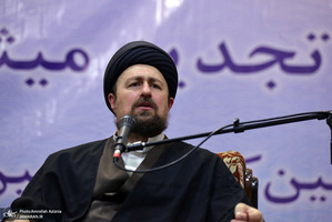 دیدار مهمانان سی و سومین کنفرانس وحدت اسلامی با سید حسن خمینی