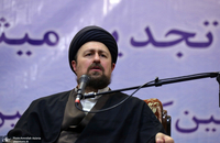 دیدار مهمانان سی و سومین کنفرانس وحدت اسلامی با سید حسن خمینی