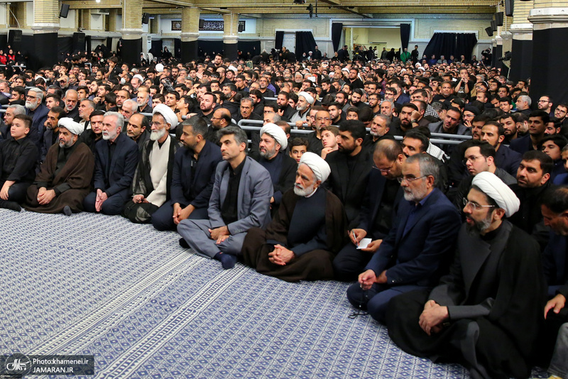 آخرین شب مراسم عزاداری حضرت اباعبدالله الحسین (ع) در حسینیه امام خمینی