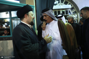 مراسم بزرگداشت همسر آیت الله موسوی بجنوردی (ره) در حسینیه شماره یک جماران-2
