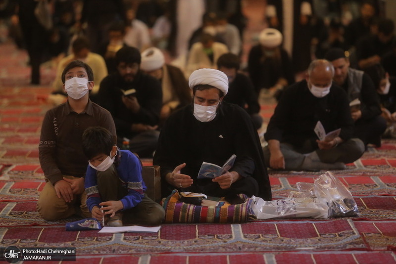 مراسم احیا شب بیست و سوم ماه مباررک رمضان در مصلای قدس قم