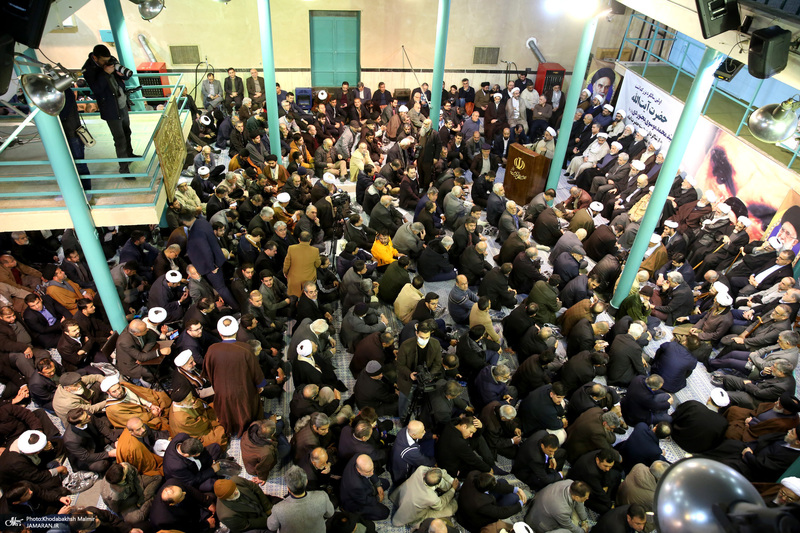 مراسم سالگرد رحلت آیت‌الله سید محمد موسوی بجنوردی در حسینیه جماران  -2