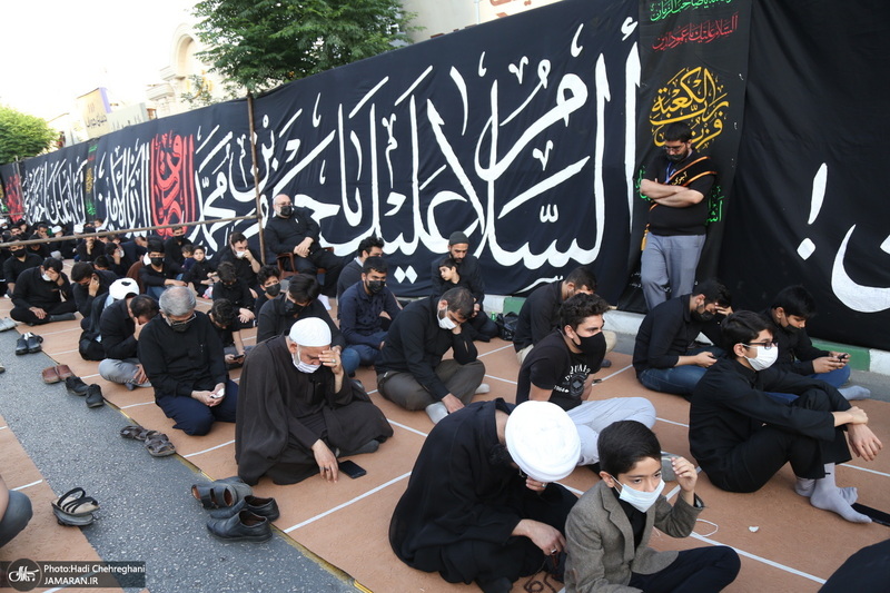 مراسم عزاداری شهادت حضرت امام علی(ع) با حضور آیت الله العظمی وحید خراسانی