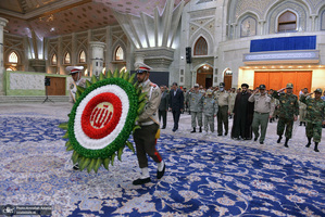 تجدید میثاق دانشجویان و فرماندهان دانشگاه افسری امام علی (ع) با آرمان های امام خمینی (س)