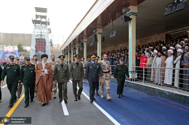 حضور و سخنرانی فرمانده معظم کل قوا در مراسم دانش‌آموختگی دانشجویان دانشگاه‌های افسری ارتش