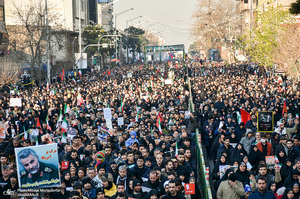 حضور میلیون ها تهرانی در تشییع پیکر مطهر سردار قاسم سلیمانی - 6 