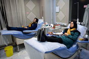 مشارکت ۴۰ قشموند در طرح جهاد اهدای خون