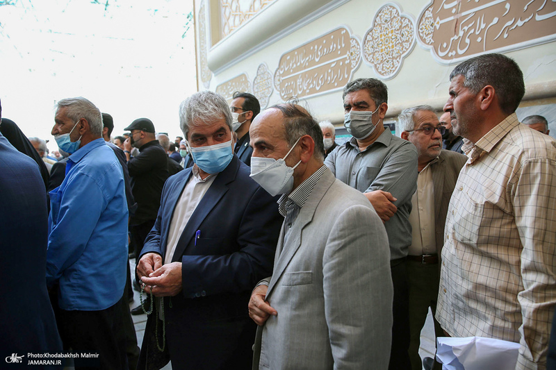 خاکسپاری پیکر حجت الاسلام و المسلمین سید محمود دعایی در حرم امام خمینی (س)