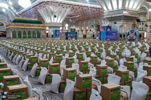 ششمین مرحله از رزمایش کمک‌های مؤمنانه در حرم مطهر امام خمینی(س)