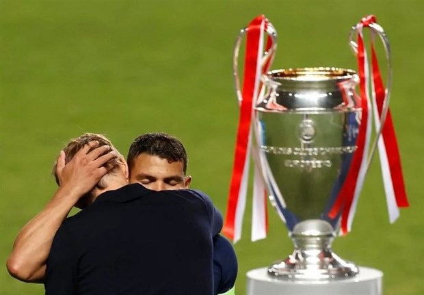 خداحافظی تیاگو سیلوا با پاری‌سن‌ژرمن +عکس
