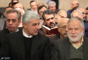 دیدار مسئولان نظام و سفرای کشورهای اسلامی با رهبر معظم انقلاب