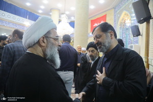 مراسم ختم مادر همسر آیت الله محمدجواد فاضل لنکرانی