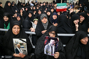 مراسم عزاداری شهادت امام رضا (ع) در حسینیه امام خمینی