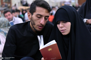 مراسم دعای عرفه در حرم مطهر امام خمینی (س)