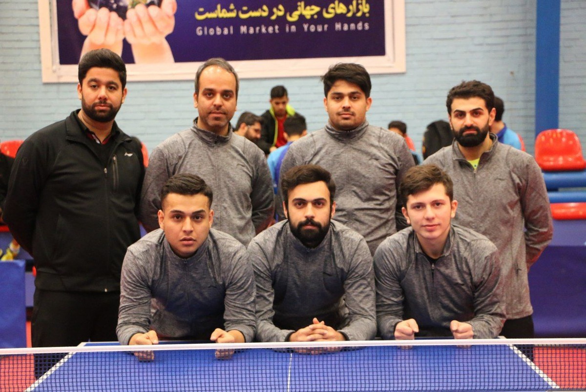 قهرمانی یاران نوشاد عالمیان در لیگ برتر تنیس روی میز+عکس
