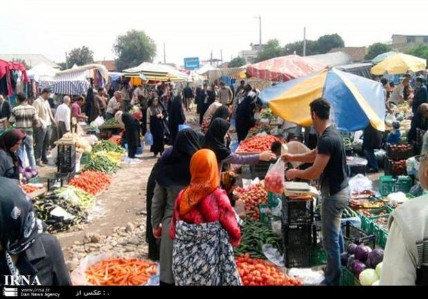 رونق اقتصاد روستاهای مازندران با برپایی بازارهای هفتگی