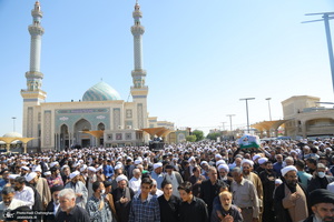 تشییع مرحوم آیت الله عباسعلی سلیمانی (ره) در حرم مظهر حضرت معصومه (س)