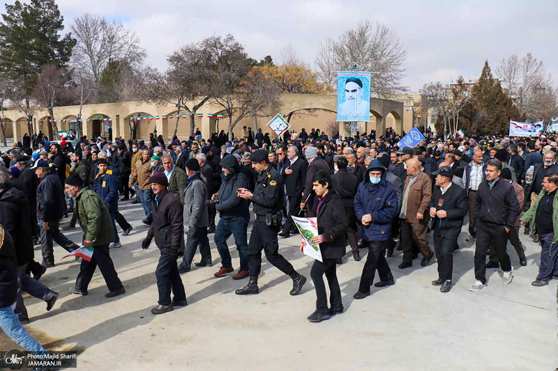 راهپیمایی باشکوه 22 بهمن در خمین