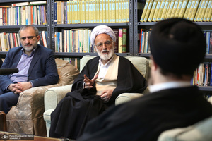 دیدار دست اندرکاران هفته فرهنگی بر استان آفتاب با سید حسن خمینی