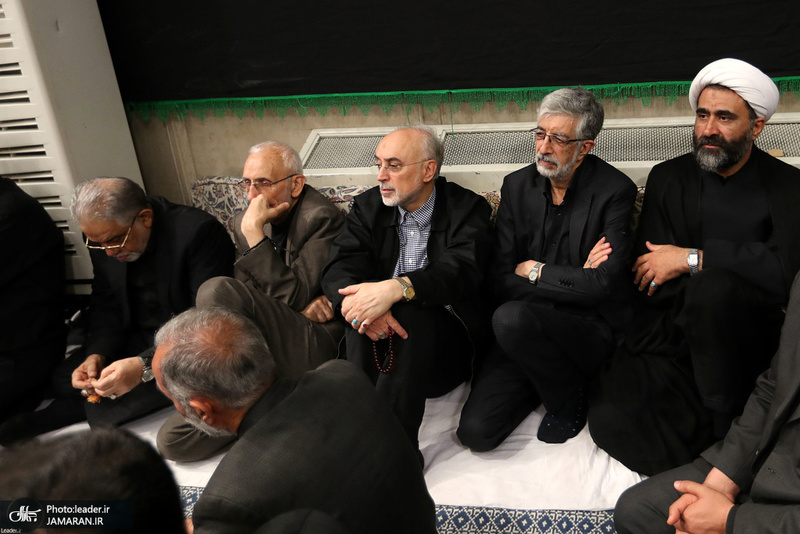 اولین شب مراسم عزاداری حضرت اباعبدالله الحسین(ع) در حسینیه امام خمینی(ره)