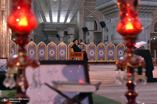 مراسم احیای شب بیست و یکم ماه مبارک رمضان در حرم امام خمینی(س)