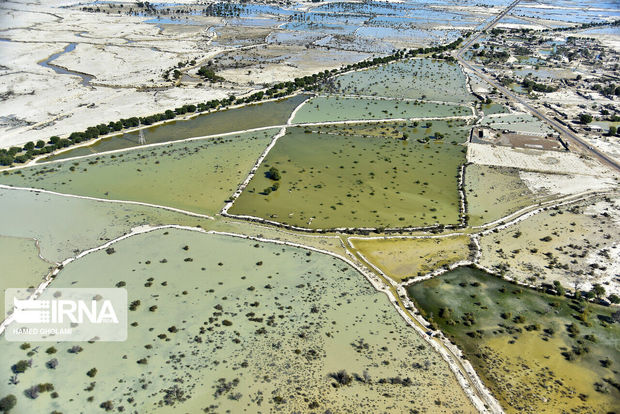 افزون‌بر ۳۲ هزار هکتار از راضی سیستان و بلوچستان در سیلاب خسارت دید