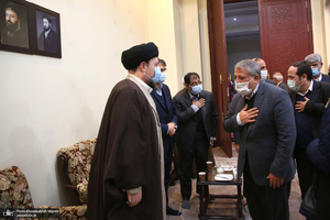 تجدید میثاق شهردار تهران و اعضای شورای اسلامی شهر تهران با آرمان های امام(س)