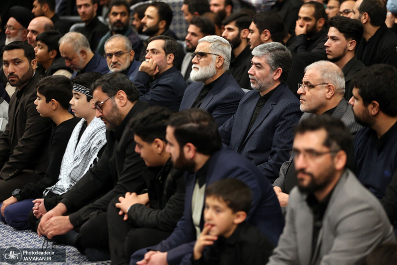 مراسم عزاداری شب شهادت حضرت فاطمه‌زهرا (س) در حسینیه امام خمینی