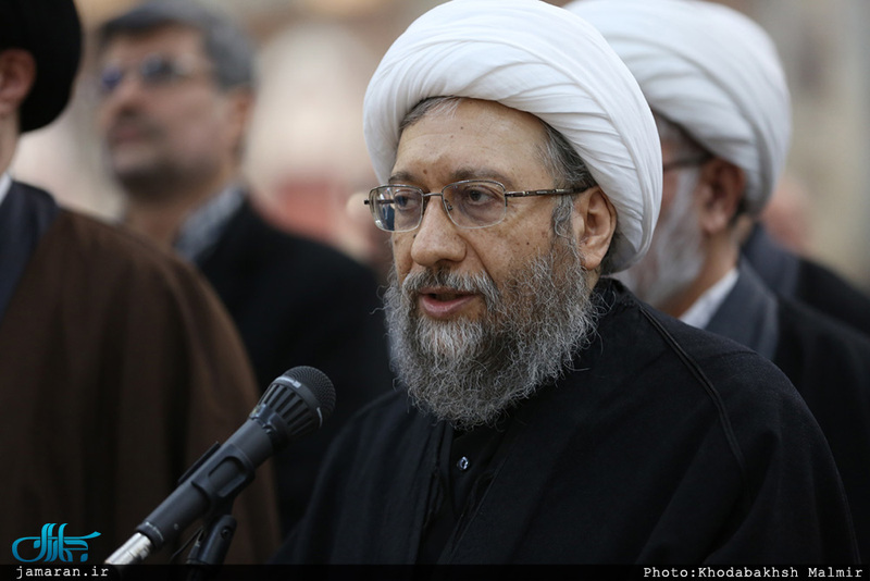 تجدید میثاق رئیس قوه قضائیه و مسئولان عالی قضایی با آرمان‌های امام خمینی(س) 