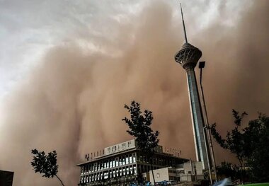 گرد و خاک دلیل ناسالم شدن هوای تهران/ هشدار دوباره برای طوفان/ مردم مراقب سقوط اجسام باشند