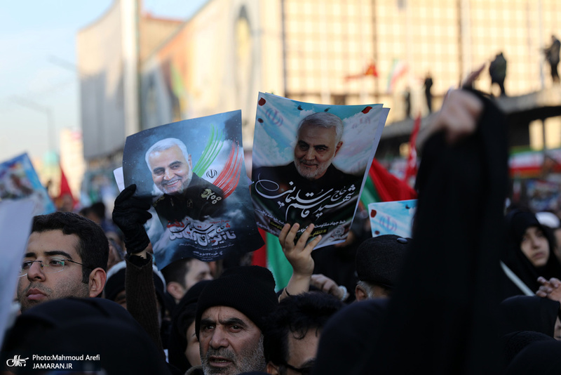 حضور میلیون ها تهرانی در تشییع پیکر مطهر سردار قاسم سلیمانی -1
