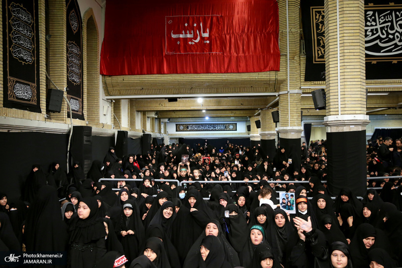 آخرین شب مراسم عزاداری حضرت اباعبدالله الحسین (ع) در حسینیه امام خمینی