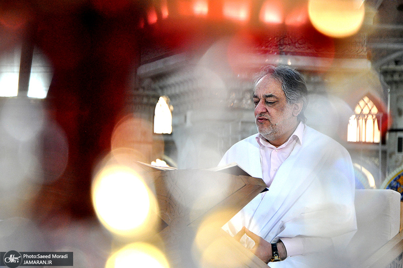 پشت صحنه ضبط برنامه«ترتیل خوانی قرآن کریم» در حرم مطهر امام خمینی(س) 