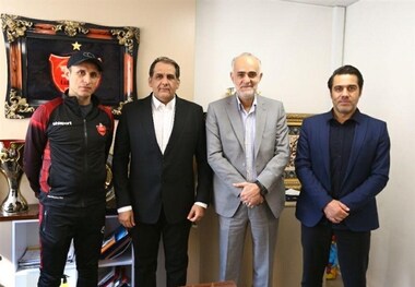 جلسه سرپرست جدید باشگاه پرسپولیس با مدیر و سرمربی تیم
