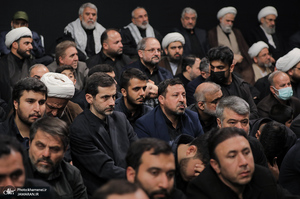 مراسم عزاداری شب شهادت حضرت زهرا (س) در حسینیه امام خمینی(ره)