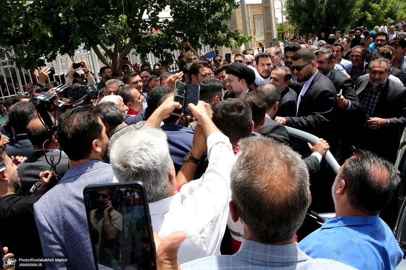 حضور سید حسن خمینی در روستای خیارج استان قزوین -2