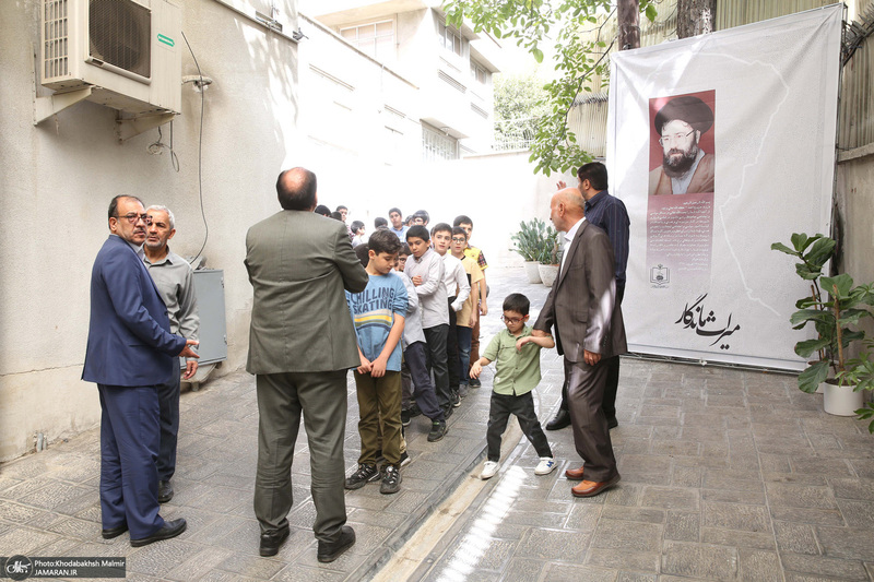 بازدید دانش آموزان مدرسه پیام امام (ره) از جماران
