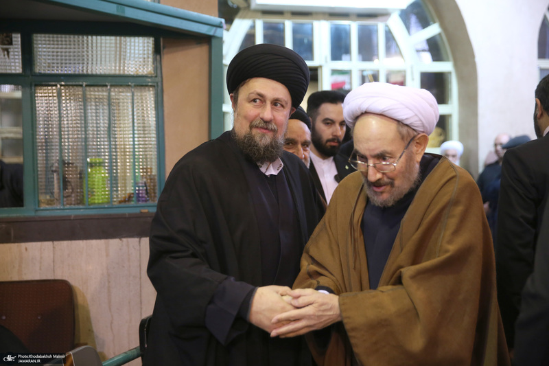 مراسم سالگرد رحلت آیت‌الله سید محمد موسوی بجنوردی در حسینیه جماران  -1