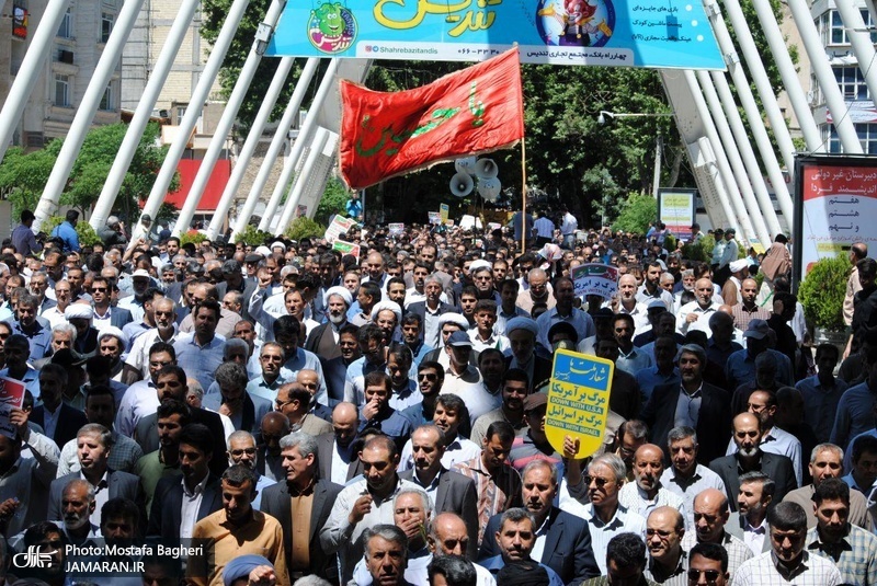 راهپیمایی باشکوه روز جهانی قدس در خرم آباد - 8